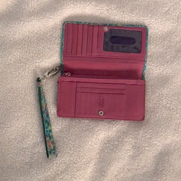 Like new Tusk multicolor leather wristlet/wallet - Picture 2 of 4